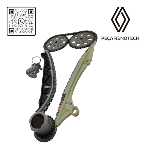 130C16661R KIT CORRENTE DE DISTRIBUICAO + POLIAS 1.0 12V B4D KWID RN 16661R-P -2-